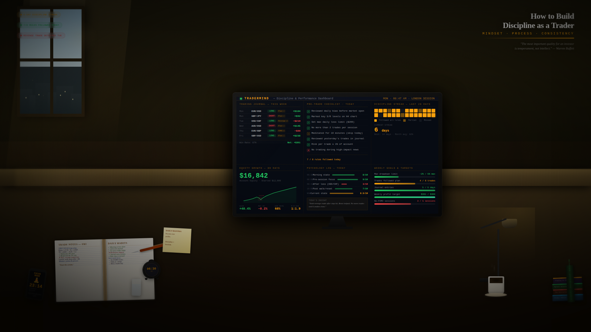How to Build Discipline as a Trader